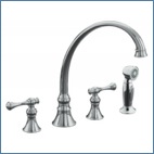 Two Handle Widespread Kitchen Faucets