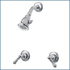 Two Handle Shower Only Faucets