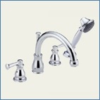 Two Handle with Handshower Roman Tub Faucets